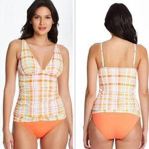 Bleu Rod Beattie Bleu Rod Beattie Over The Shoulder Tankini w/ Bikini Bottom 16W